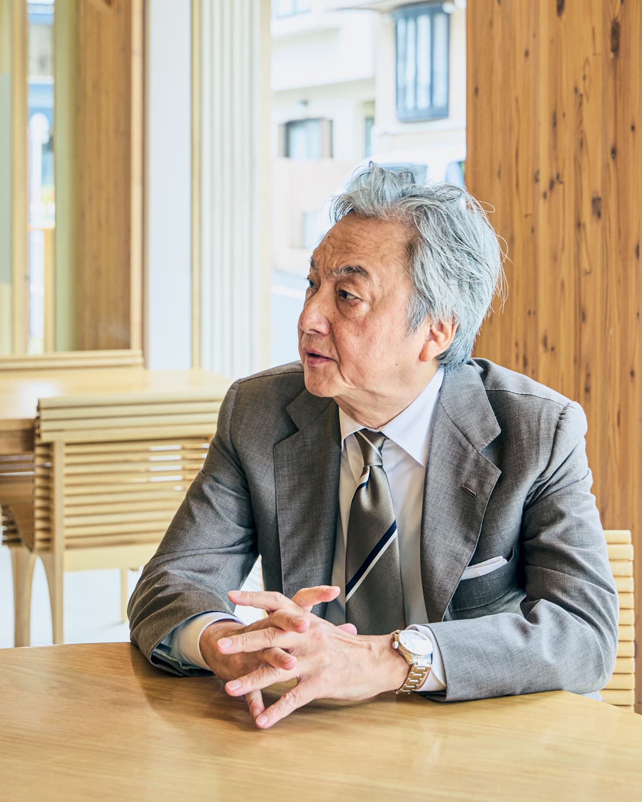 立命館顧問を務める日本画家・千住 博。