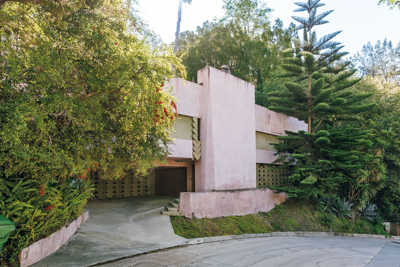 ロイド・ライト設計の旧ジョンソン邸外観。